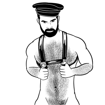 Lthr Man 6 Full Body / Unisex Jersey Tank